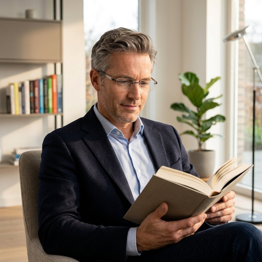 Willem – Rechthoekige Leesbril voor Heren